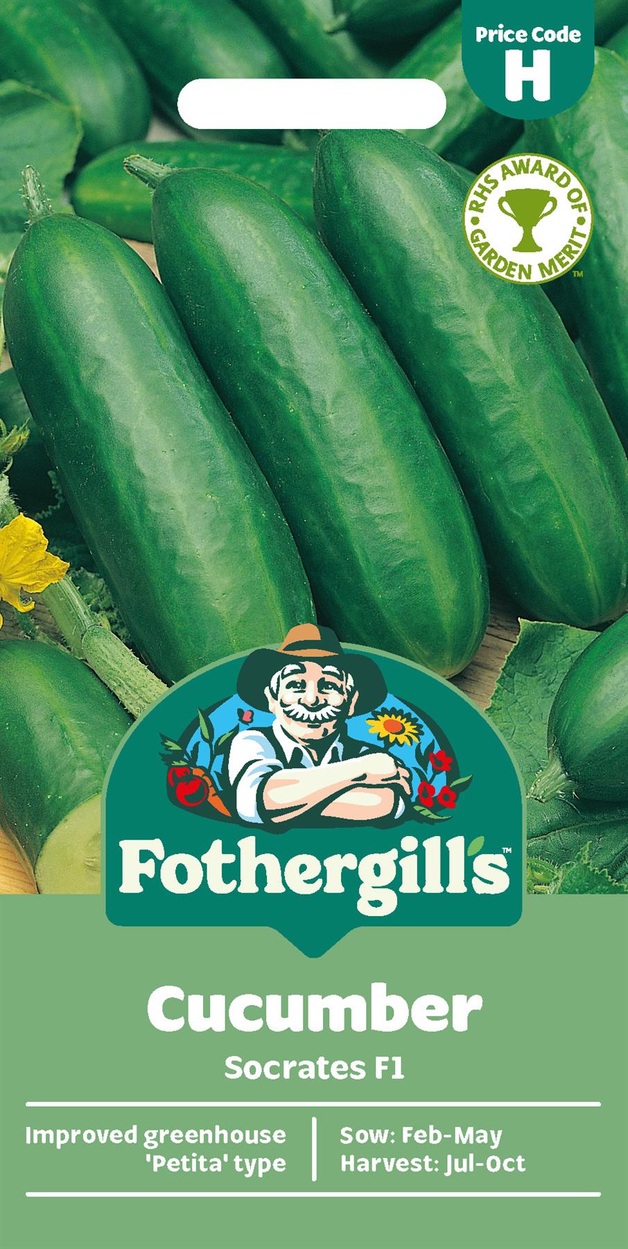 Fothergills Cucumber Socrates F1 Seeds