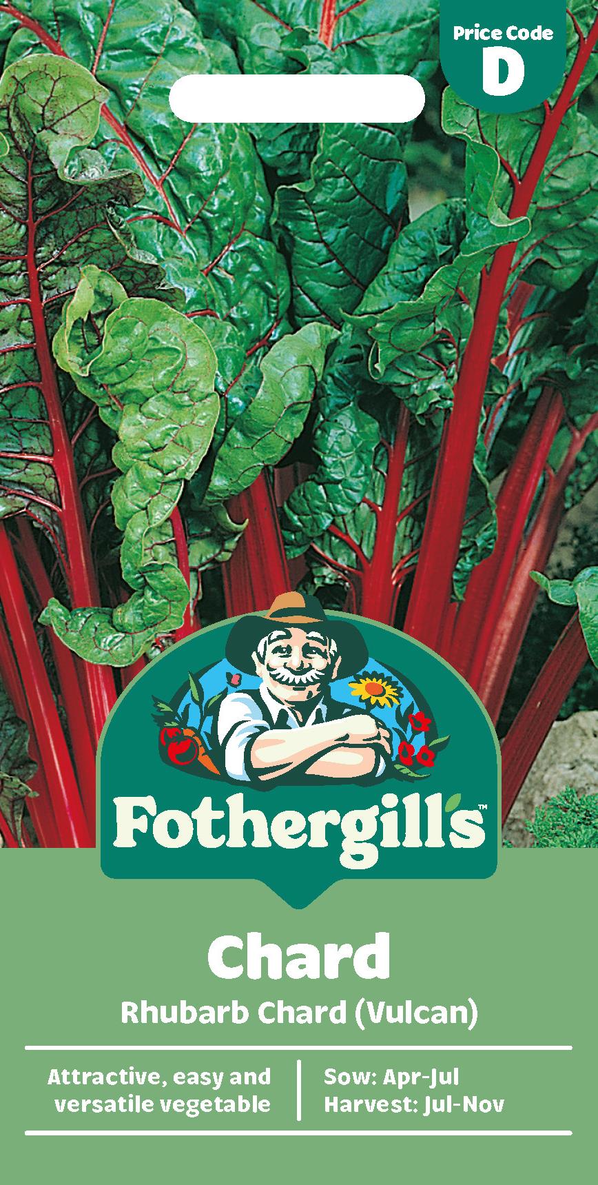Fothergills Chard Rhubarb Chard (Vulcan) Seeds