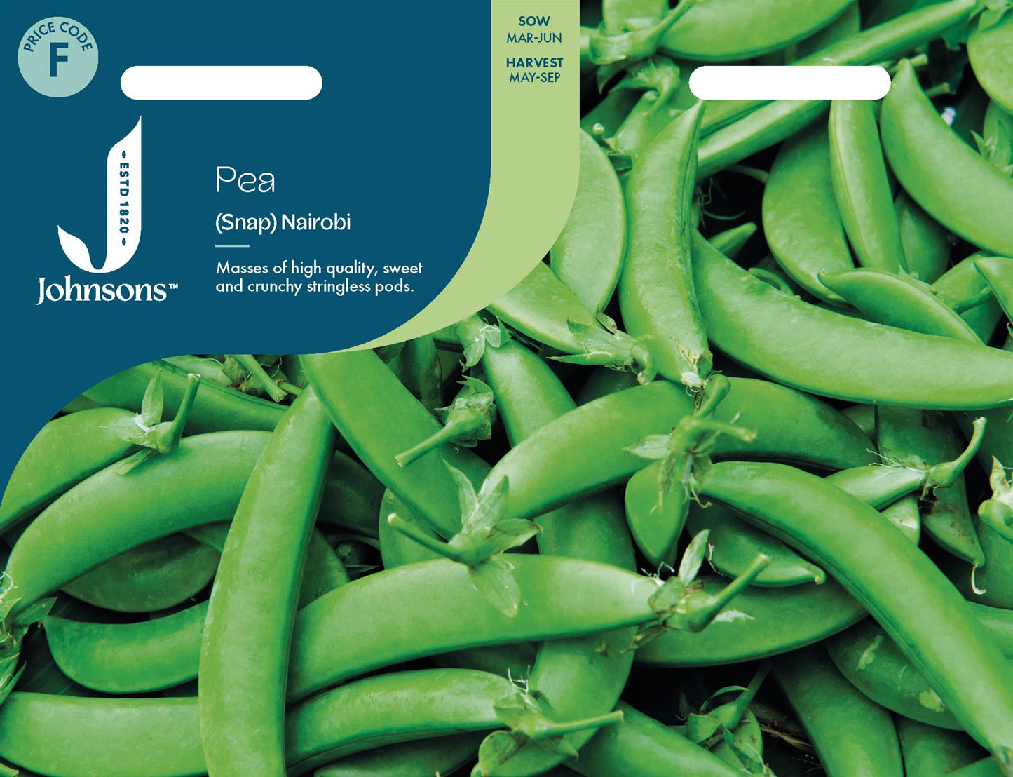 Johnsons - Pea (snap) Nairobi - 250 Seeds