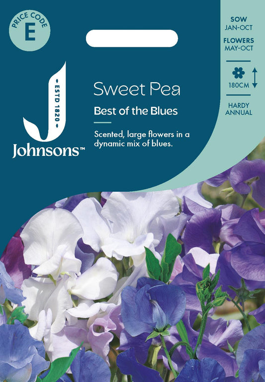 Johnsons - Sweet Pea Best of the Blues - 20 Seeds