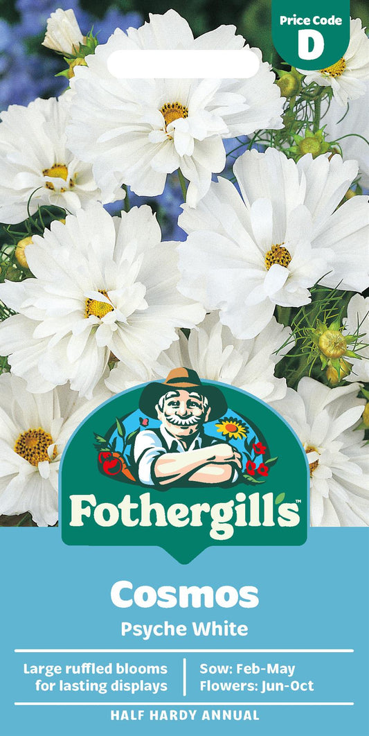 Fothergills Cosmos Psyche White Seeds