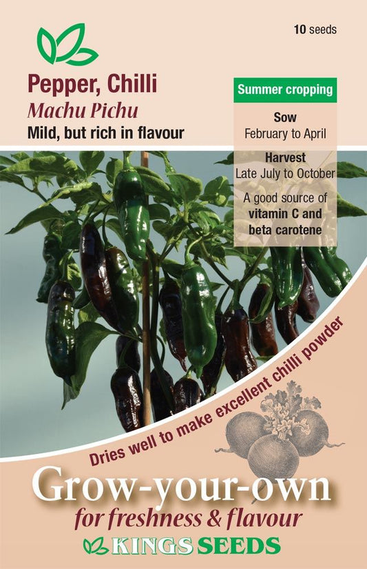 Kings Seeds  Pepper Chilli Machu Pichu Seeds