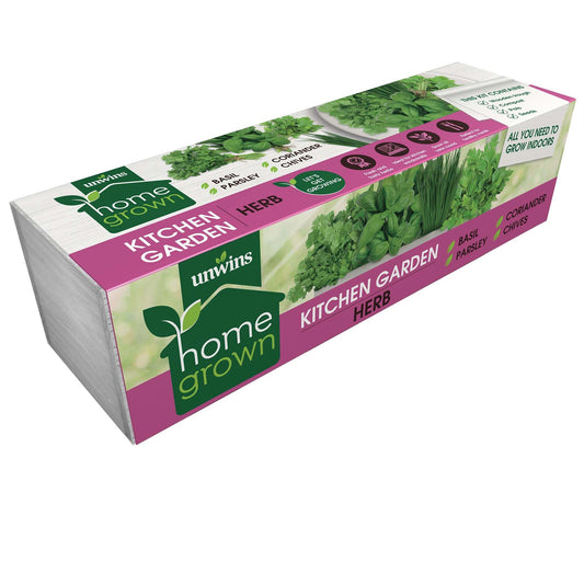 Unwins - Vegetable - Homegrown Herb Kitchen Garden Seeds