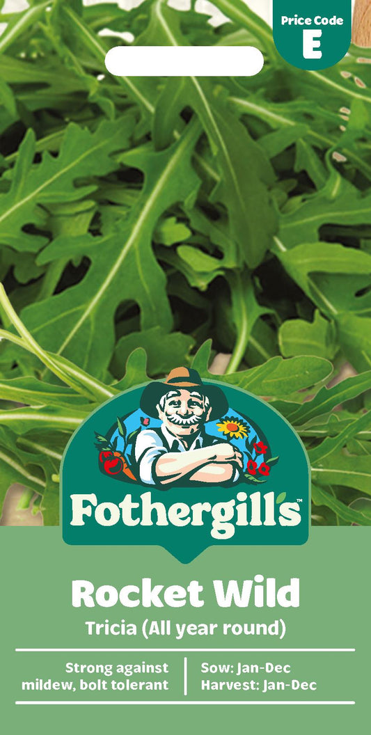 Fothergills Rocket Wild Tricia (All Year Round) Seeds
