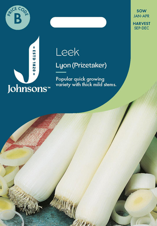 Johnsons - Leek Lyon (prizetaker) - 500 Seeds