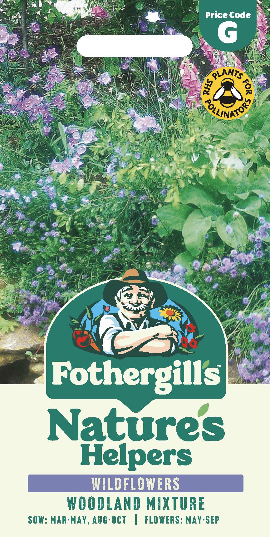 Fothergills Wild flowers Nature Haven Woodland Mixture Seeds