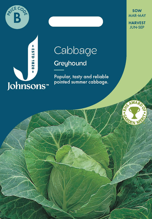 Johnsons - Cabbage Greyhound - 350 Seeds