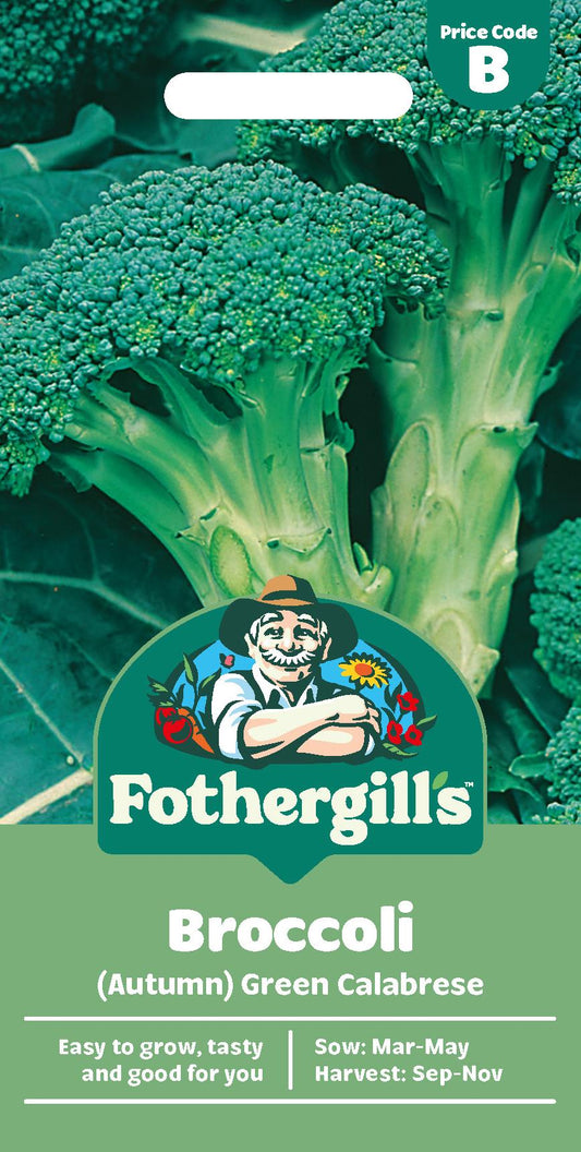 Fothergills Broccoli (Autumn) Green Calabrese Seeds