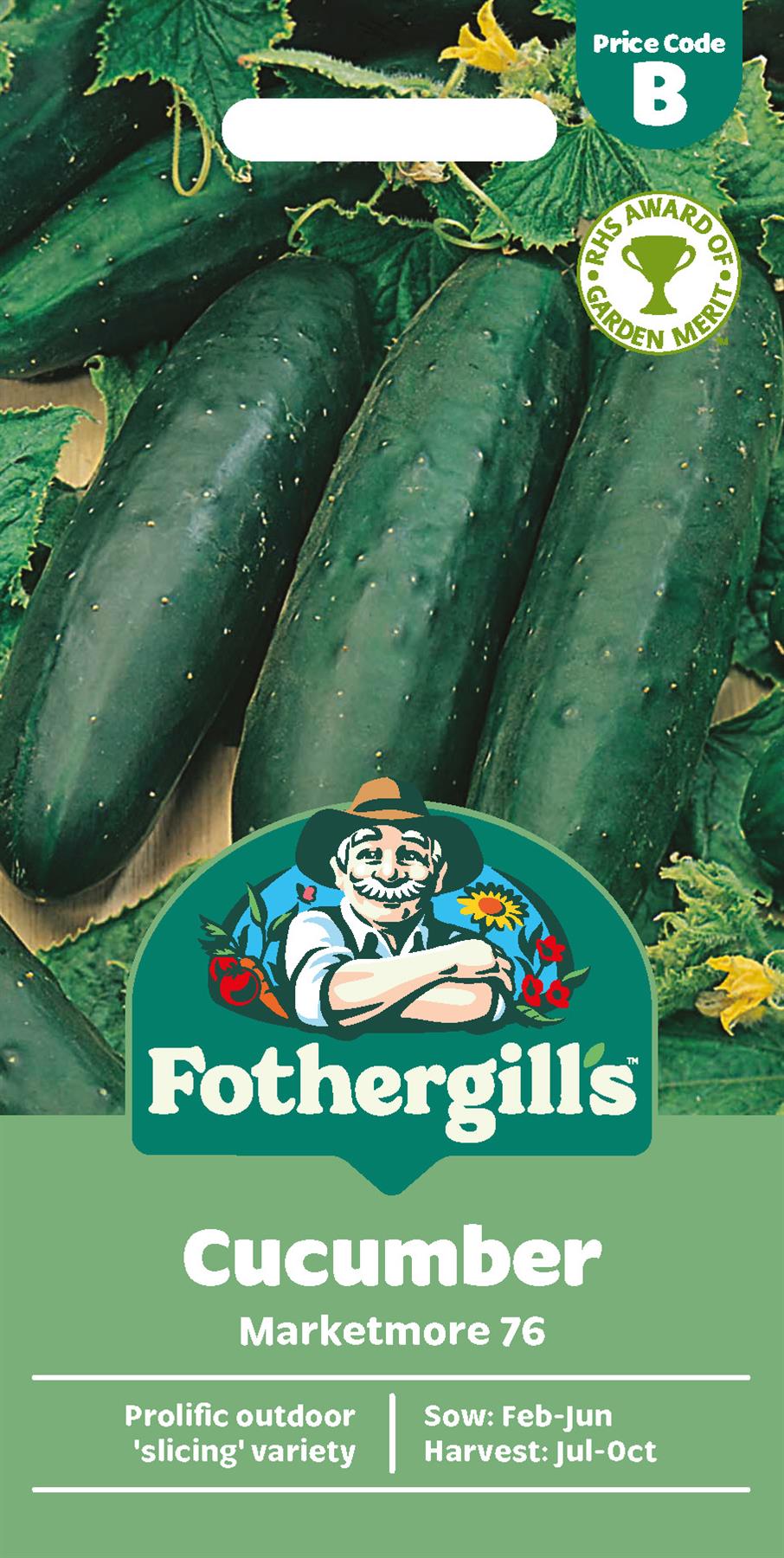 Fothergills Cucumber Marketmore 76 Seeds
