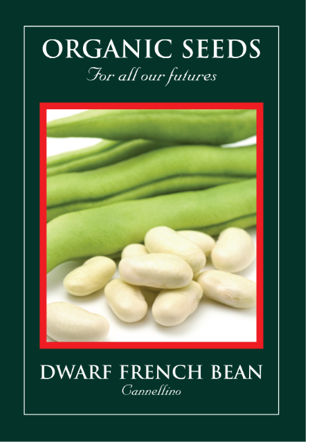 Suffolk Herbs  Organic Dwarf French Bean Cannellino 100 Seed