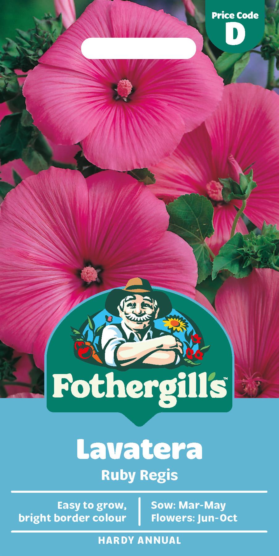 Fothergills Lavatera Ruby Regis Seeds