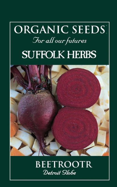 Suffolk Herbs Organic Beetroot Detroit 250 Seeds