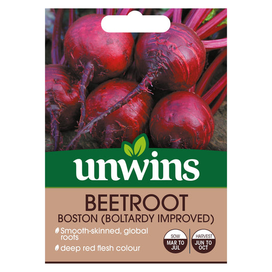 Unwins Vegetable Beetroot Boston - 300 Seeds