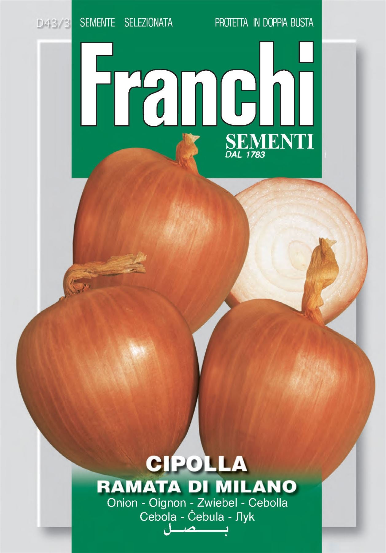 Franchi Seeds of Italy Onion Ramata Di Milano Seeds