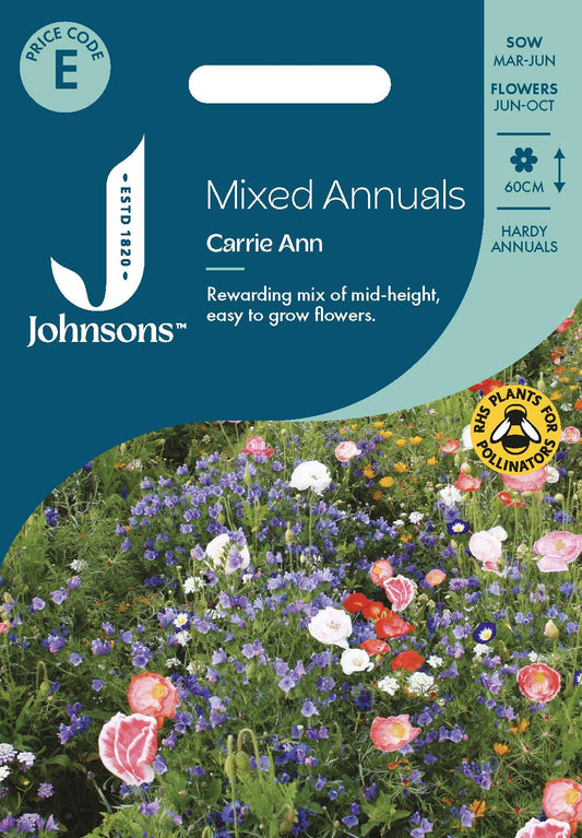 Johnsons - Mixed Annuals Carrie Ann - 1 Seeds