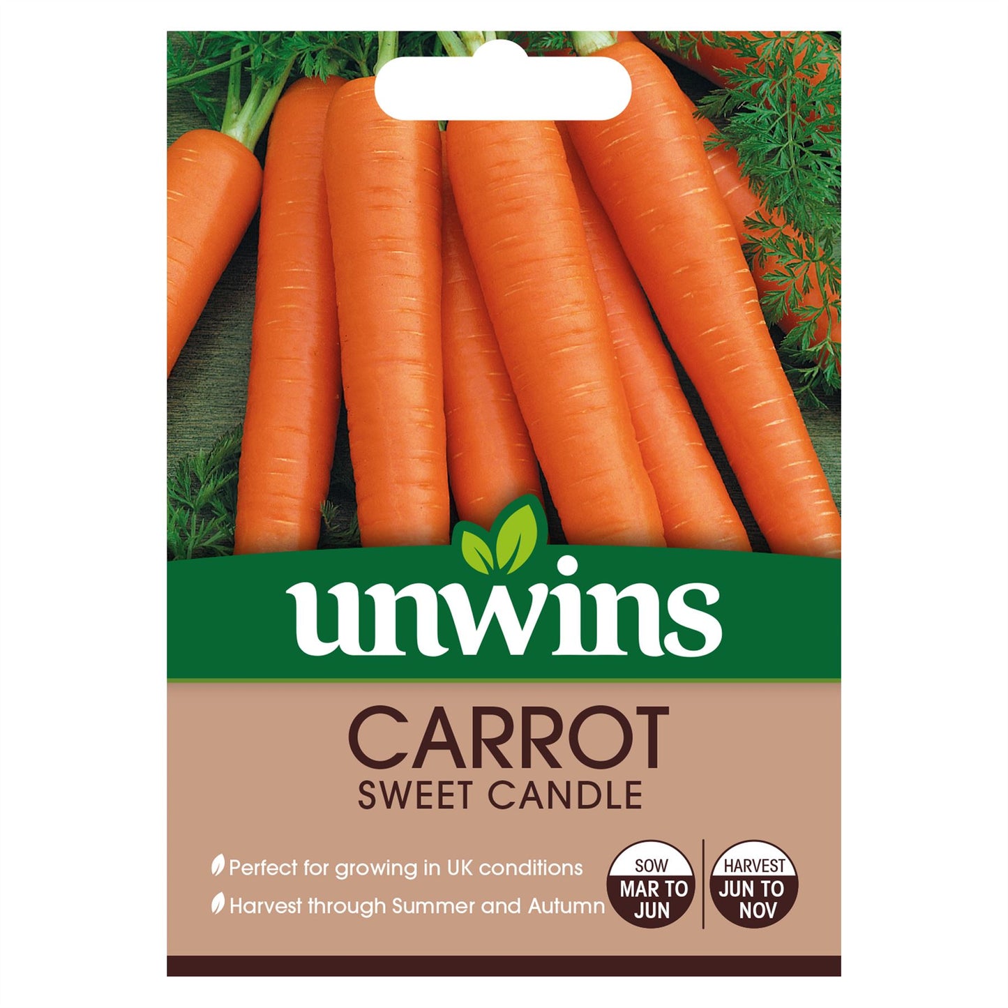 Unwins - Vegetable - Carrot Sweet Candle Seeds