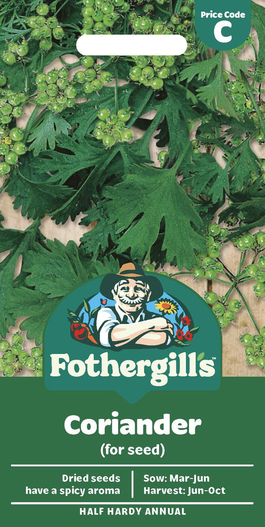 Fothergills Herb Coriander (For Seed) Seeds