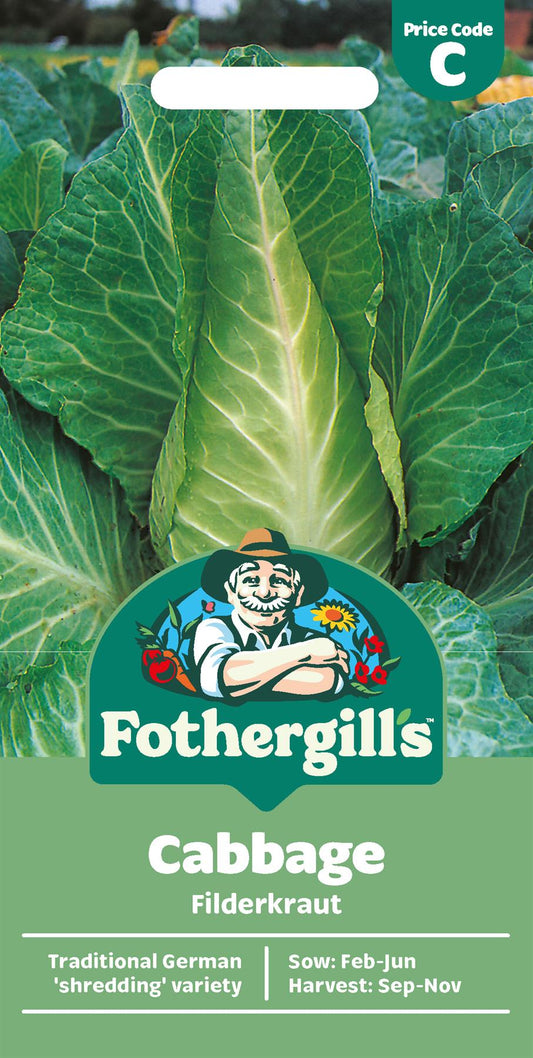 Fothergills Cabbage Filderkraut Seeds