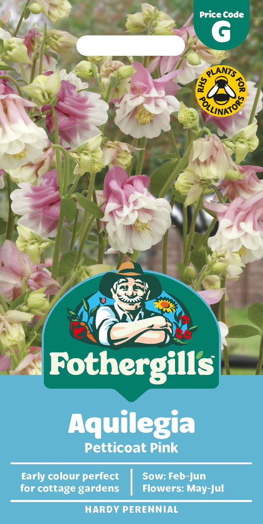 Fothergills Aquilegia Petticoat Pink Seeds