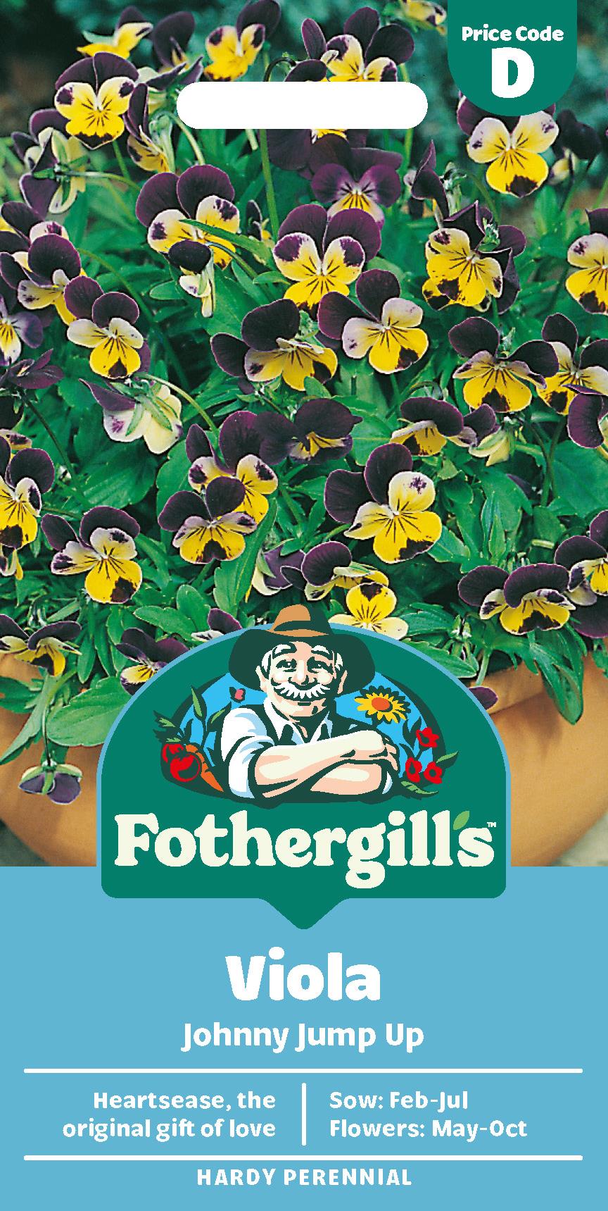 Fothergills Viola Johnny Jump Up Seeds