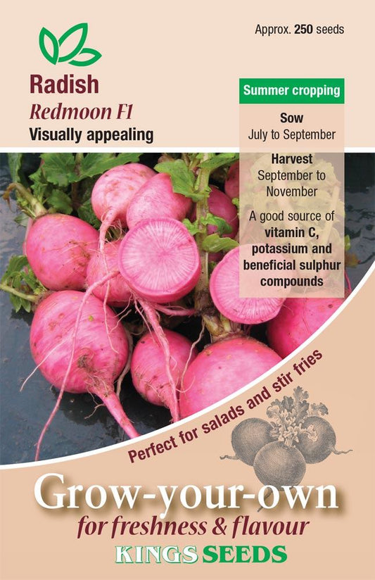 Kings Seeds  Radish Redmoon Seeds