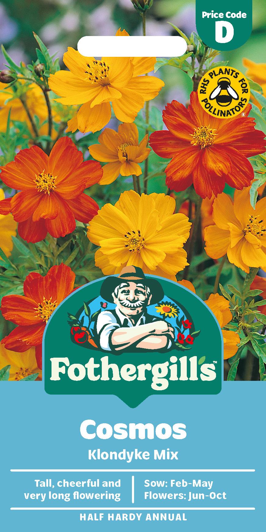Fothergills Cosmos Klondyke Mix Seeds