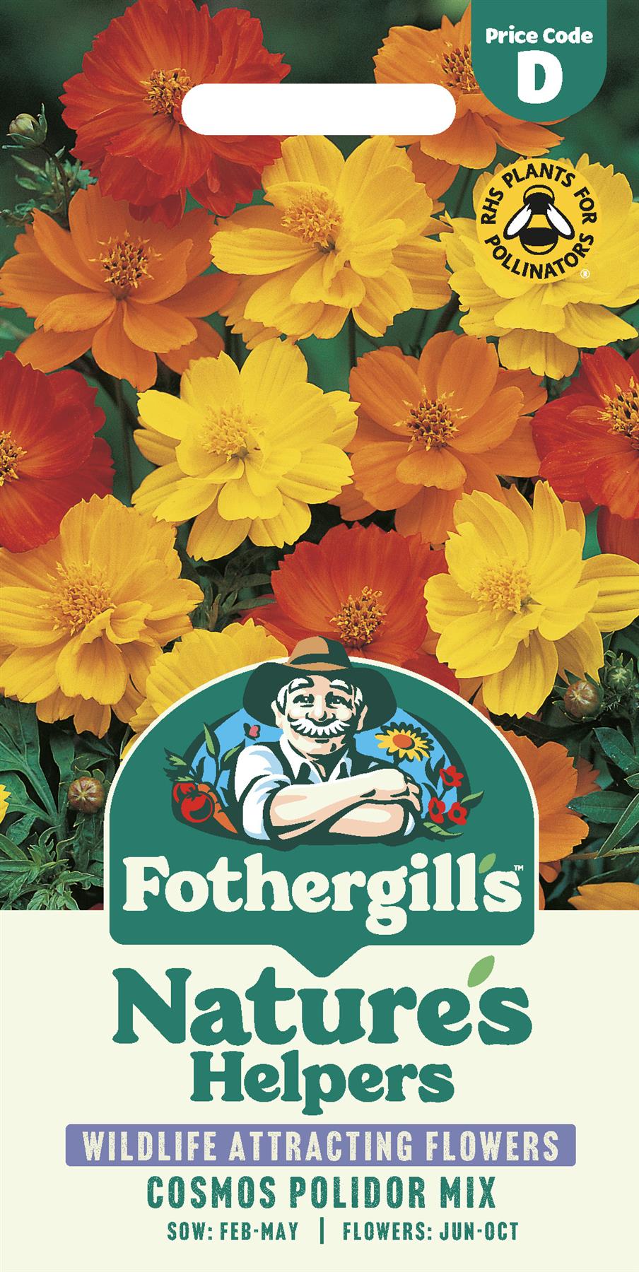 Fothergills Nature Haven - Cosmos Polidor Mix Seeds