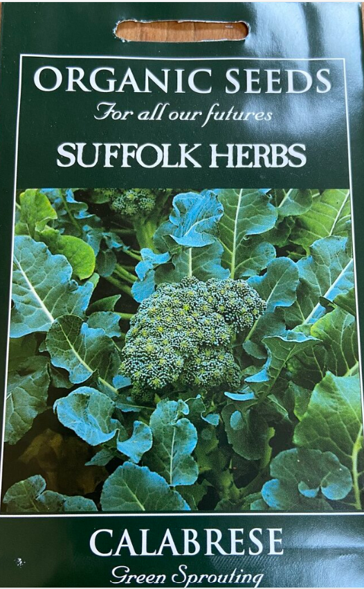 Suffolk Herbs Organic Calabrese Green Sprouting 150 Seeds