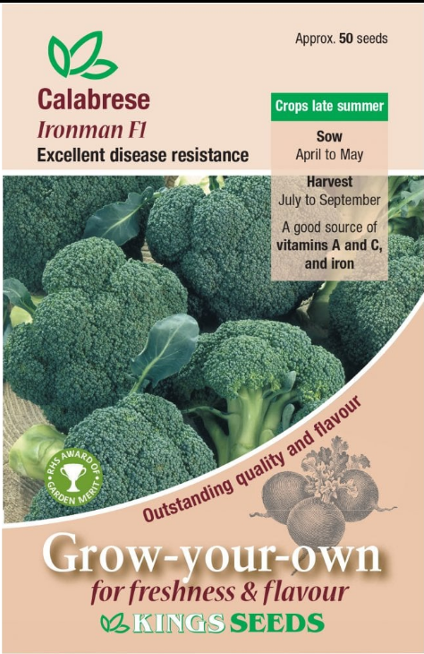 Kings Seeds Calabrese Ironman F1 RHS AGM 50 Seeds