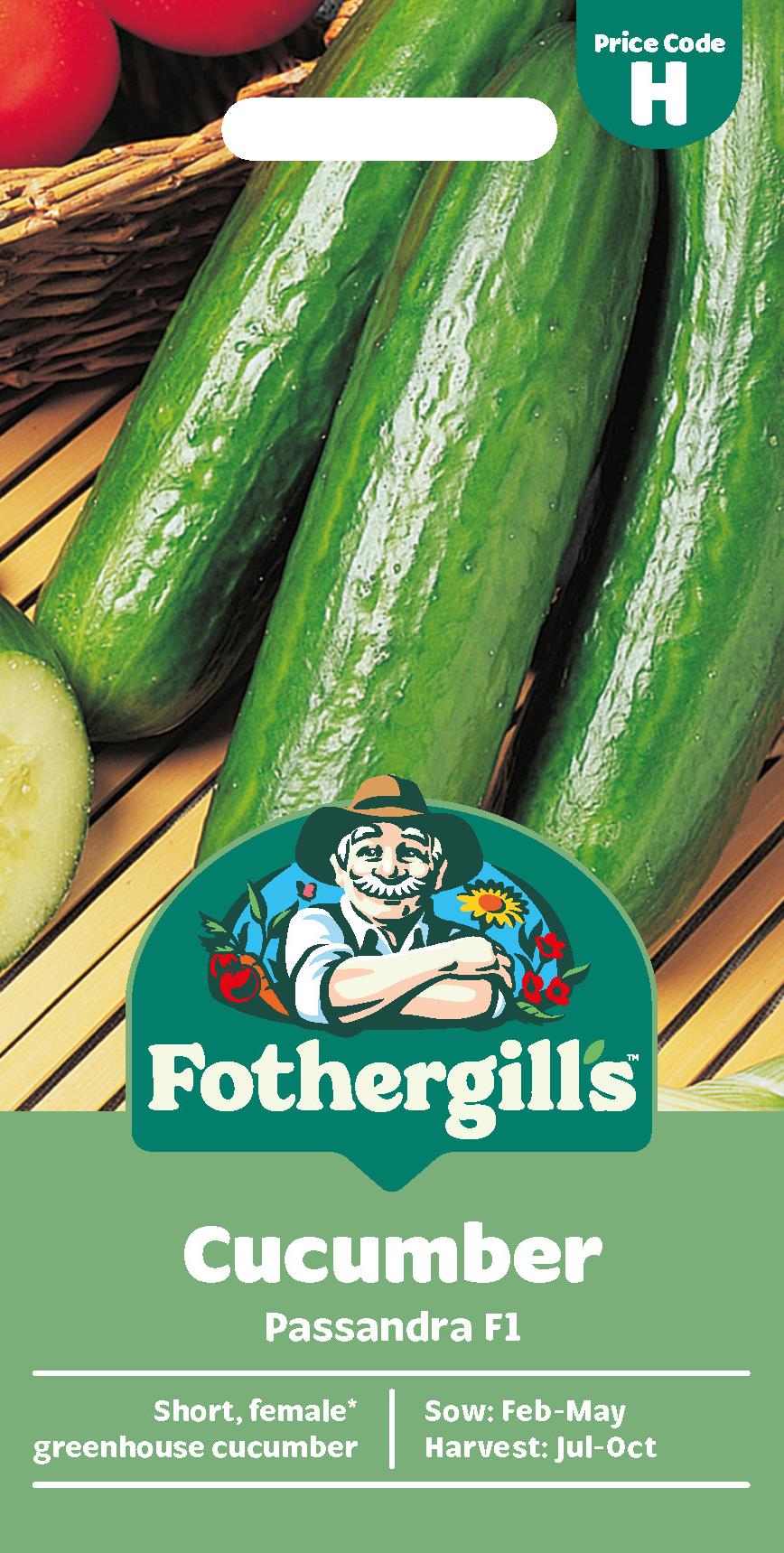Fothergills Cucumber Passandra F1 Seeds