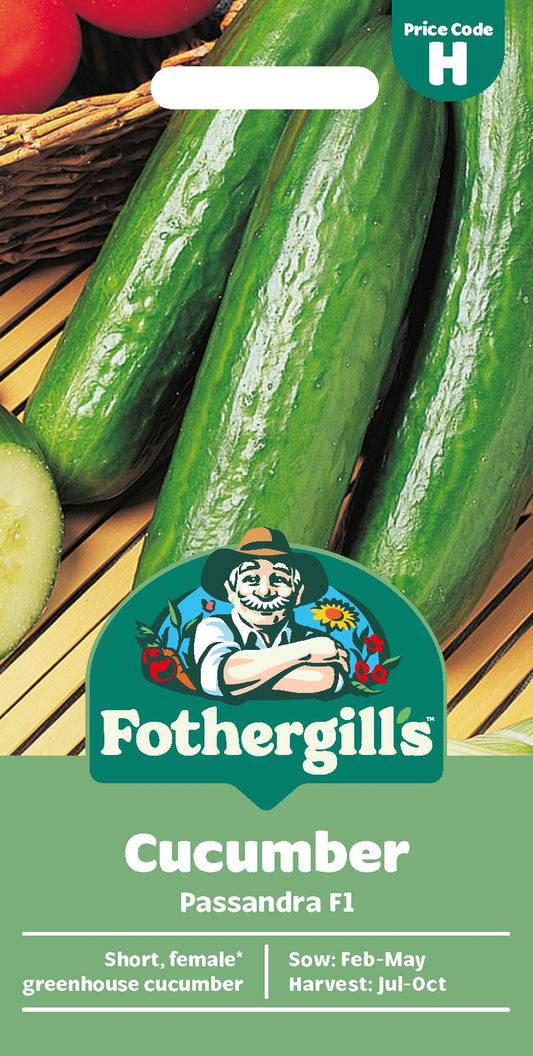 Fothergills Cucumber Passandra F1 Seeds
