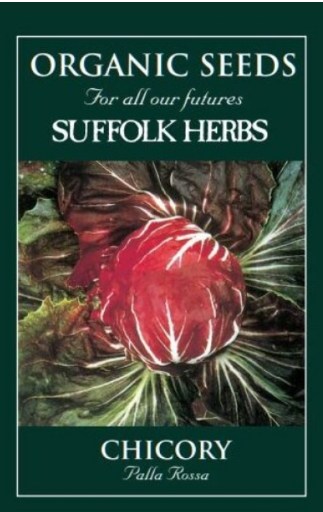 Suffolk Herbs Organic Chicory Palla Rossa Seeds
