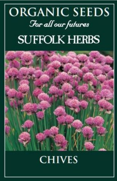 Suffolk Herbs Organic Herb Chives 250 seeds