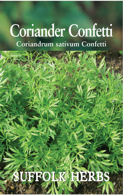Suffolk Herbs Coriander Confetti 100 Seed