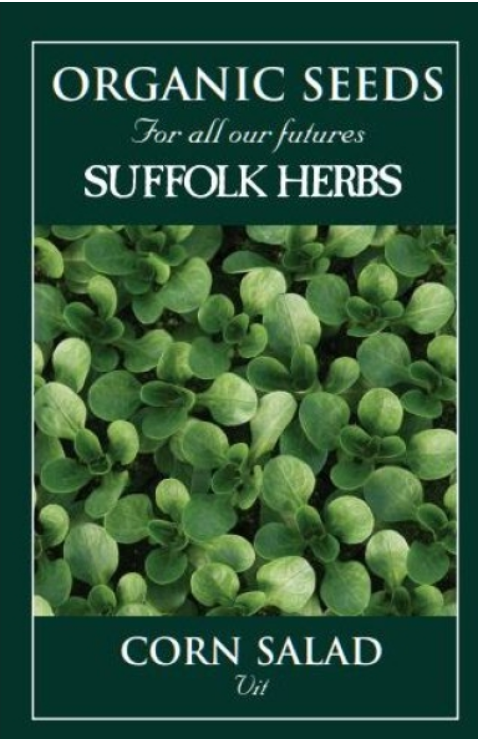 Suffolk Herbs Organic Corn Salad Vit Seeds - Reduced Short Sow By Date Sept 2024