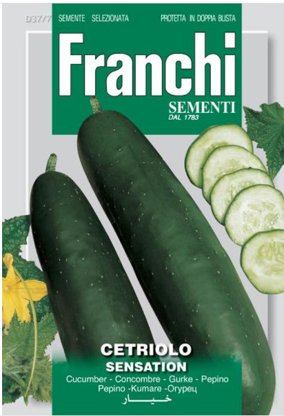 Franchi Seeds of Italy Cucumber Sensation Seeds