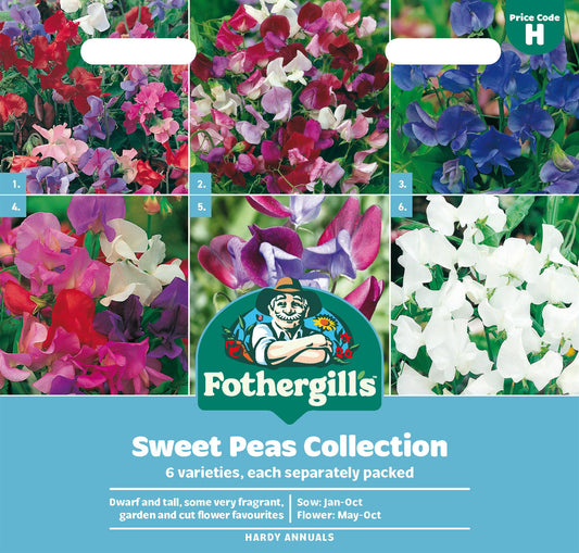 Fothergills Sweet Peas Collection Seeds