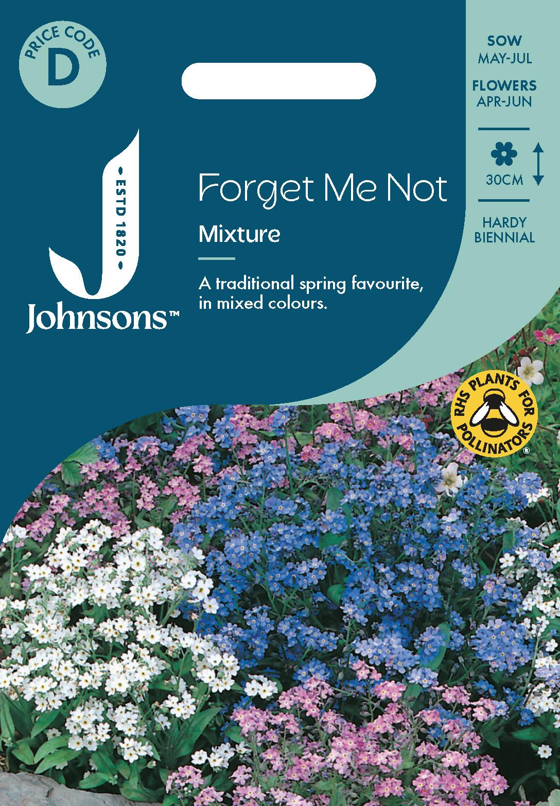 Johnsons - Forget Me Not Mixture - 300 Seeds
