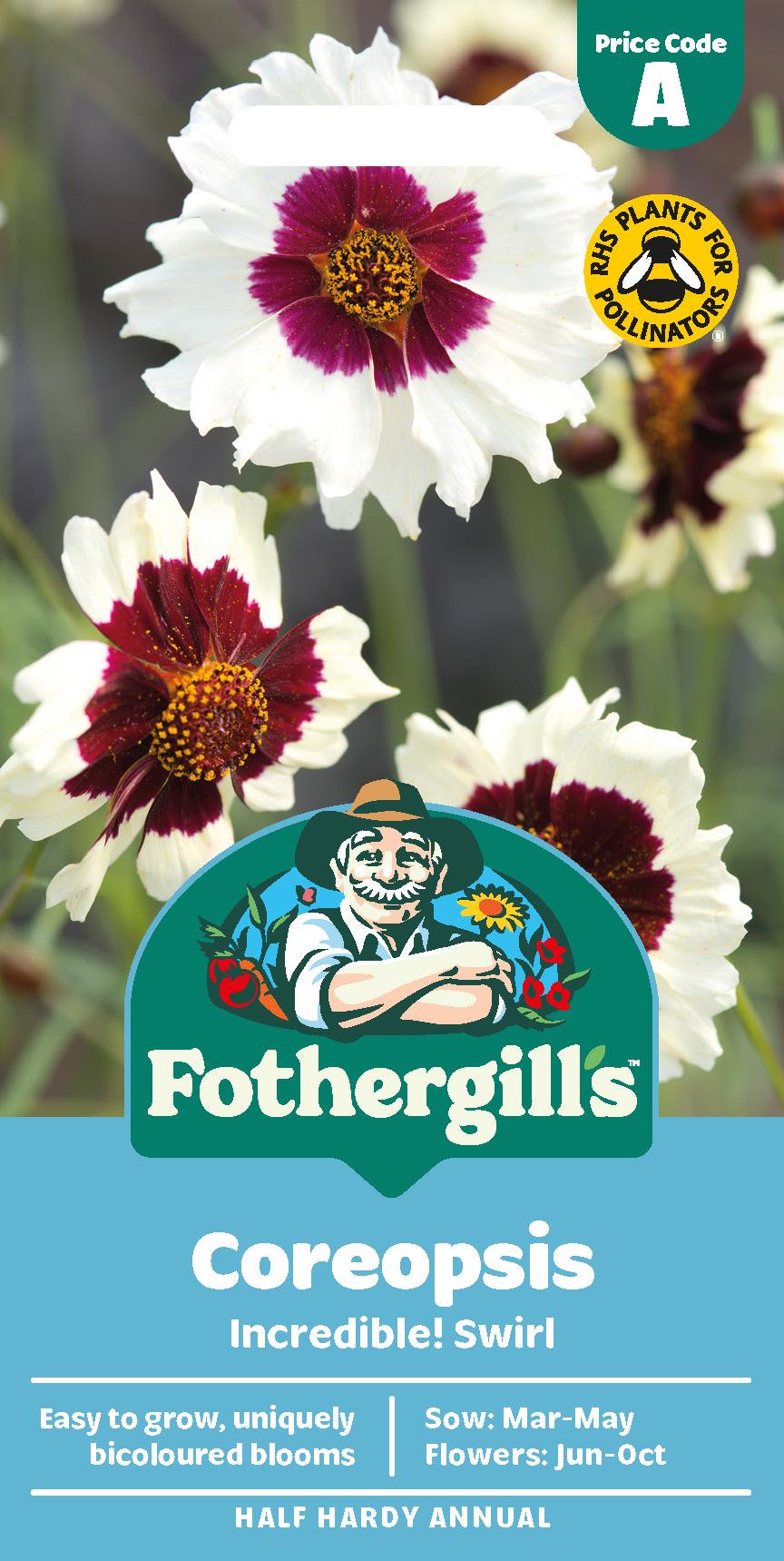 Fothergills Coreopsis Incredible! Swirl Seeds