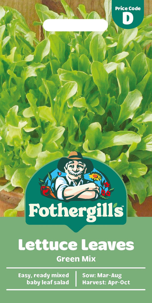 Fothergills Lettuce Leaves Green Mix Seeds