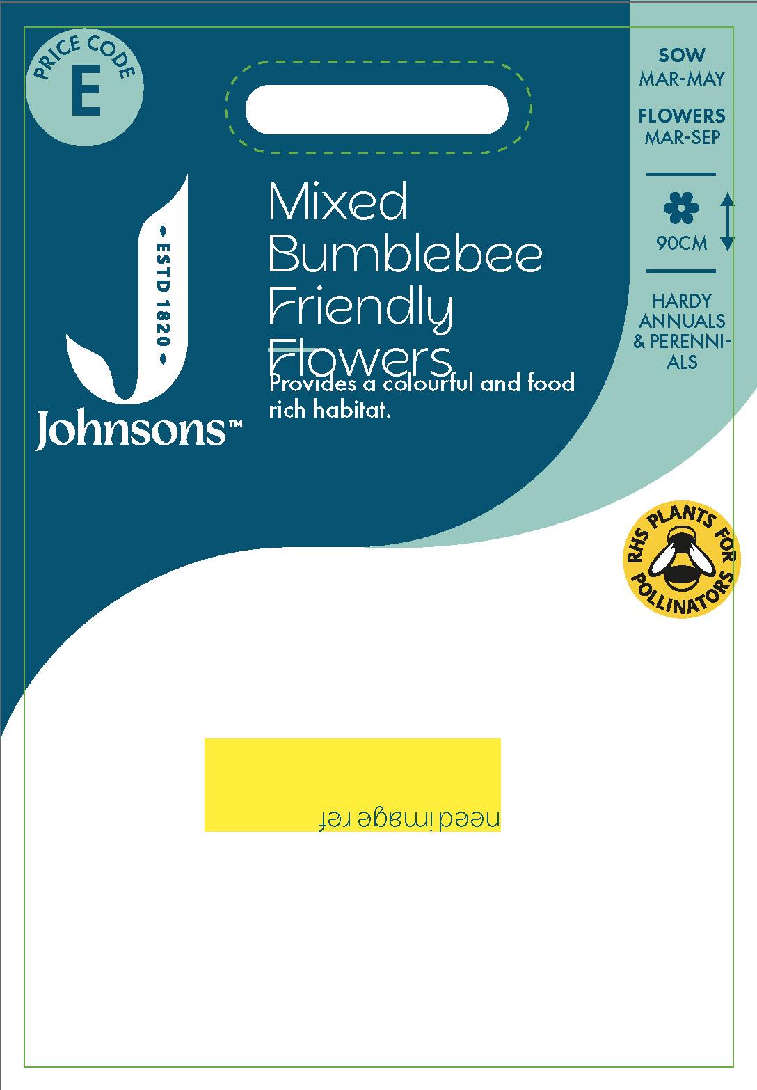 Johnsons - Mixed Bumblebee Friendly Flowers - 1 Seeds