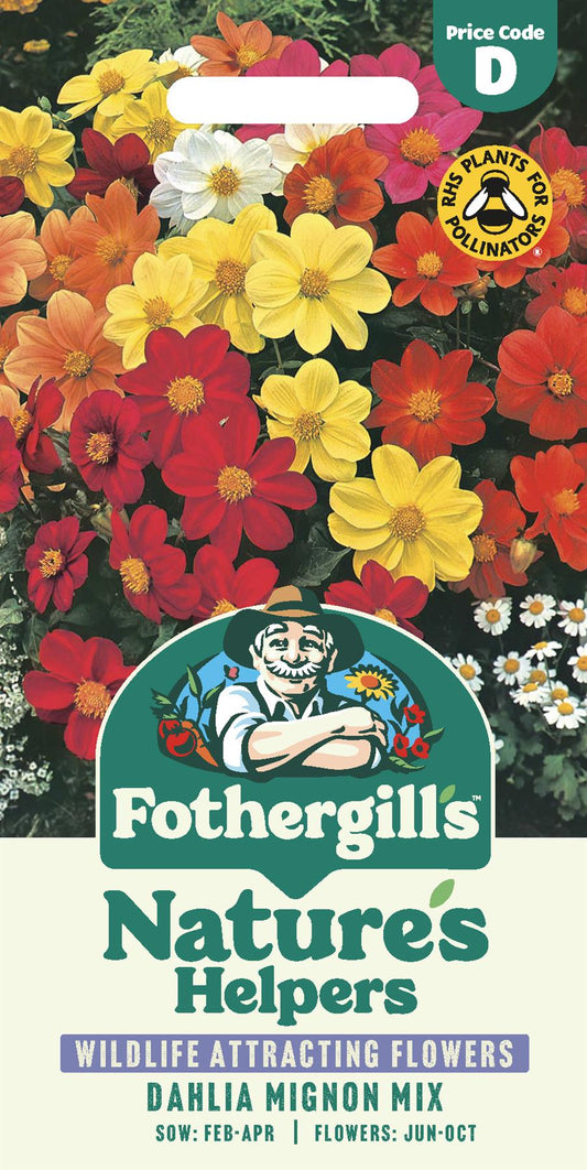 Fothergills Nature Haven-Dahlia Mignon Mix Seeds