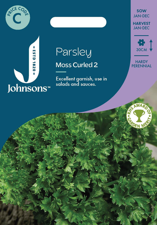 Johnsons - Herb - Parsley Moss Curled 2 - 750 Seeds
