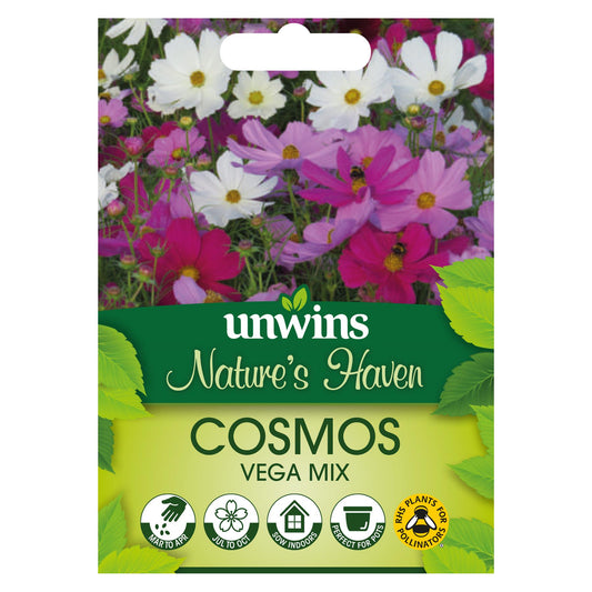 Unwins Flower Cosmos Vega mix - 110 Seeds