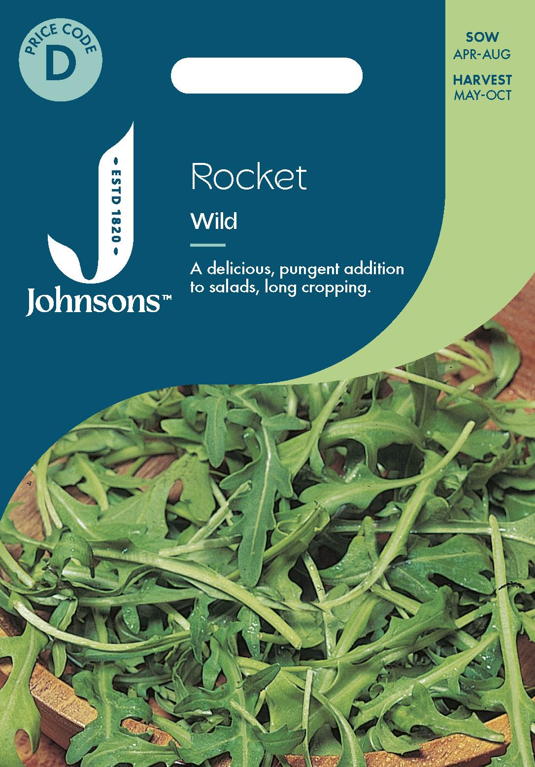 Johnsons - Rocket Wild - 500 Seeds