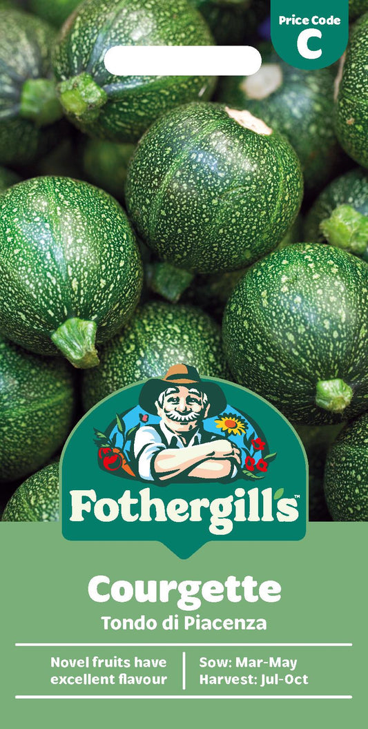 Fothergills Courgette Tondo Di Piacenza Seeds