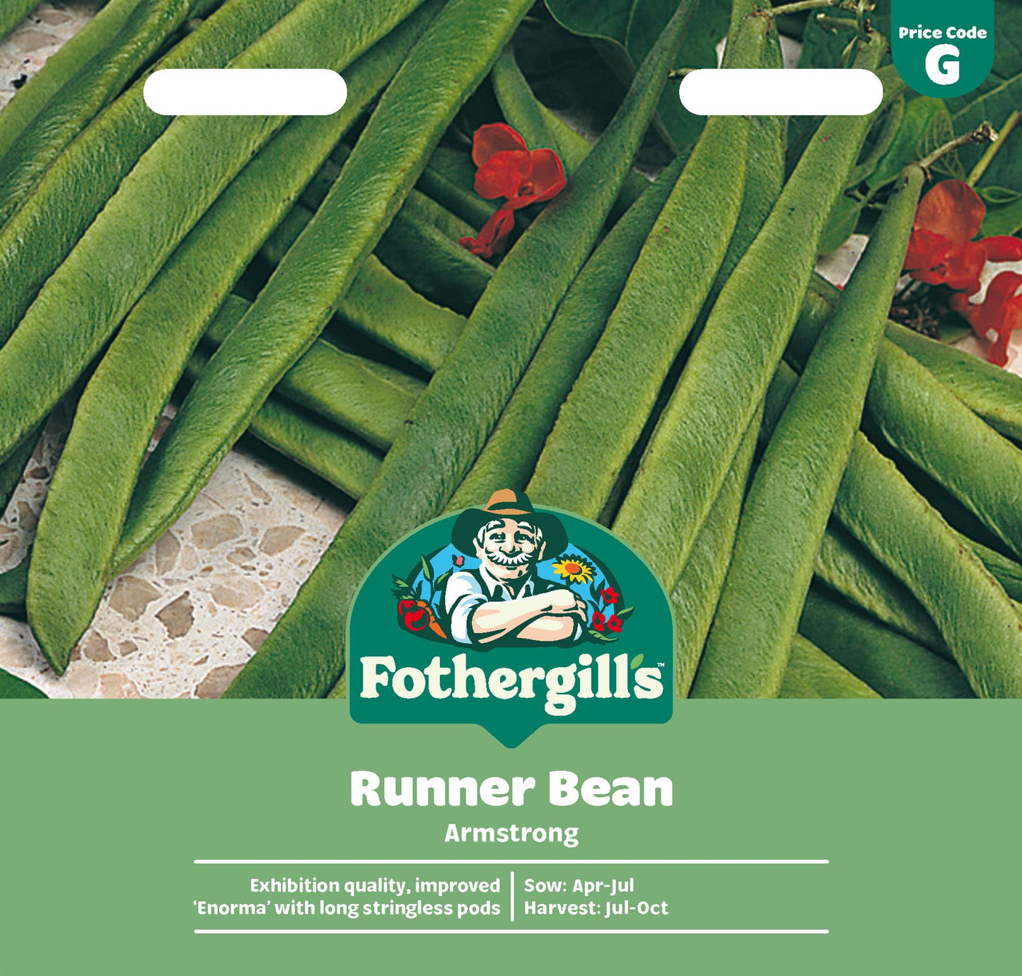 Fothergills Runner Bean Armstrong Seeds