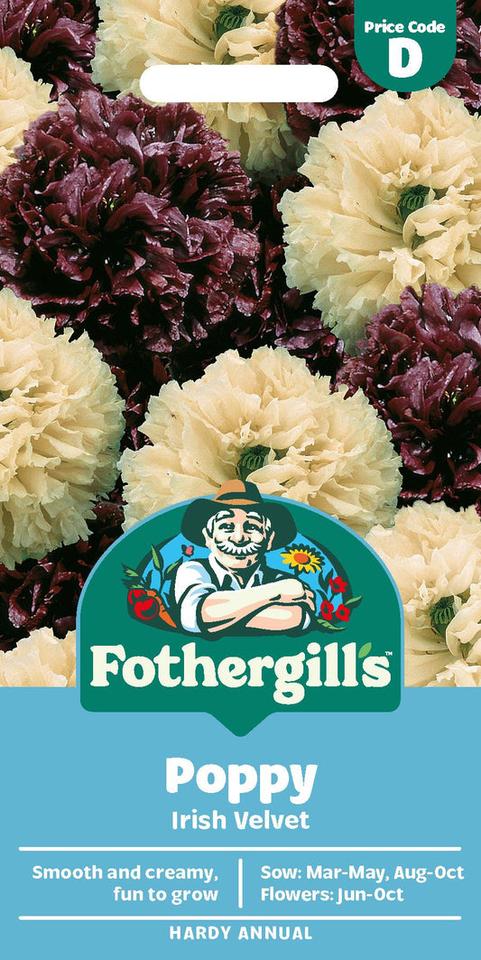 Fothergills Poppy Irish Velvet Seeds