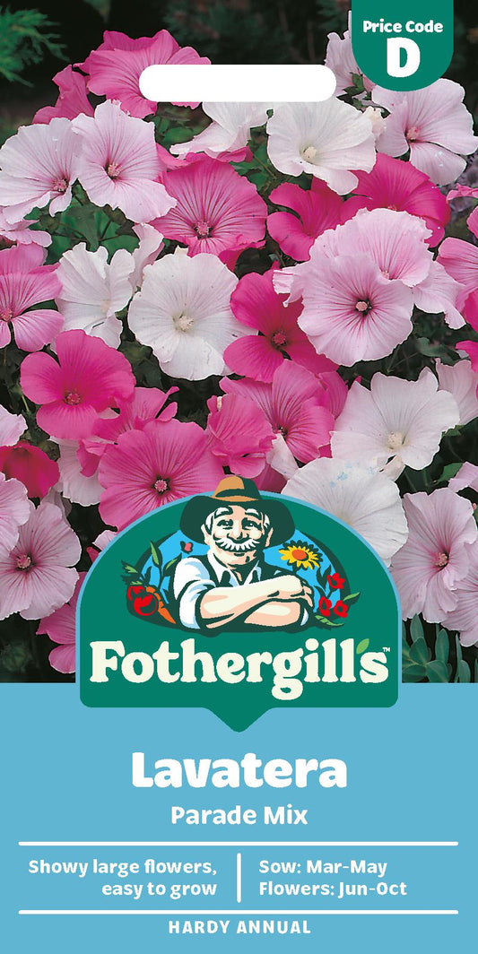 Fothergills Lavatera Parade Mix Seeds