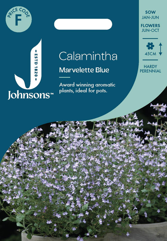 Johnsons - Calamintha Nepeta Marvelette Blue - 20 Seeds